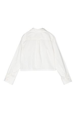 white cotton shirt MISS BLUMARINE KIDS | IF4159T324610602